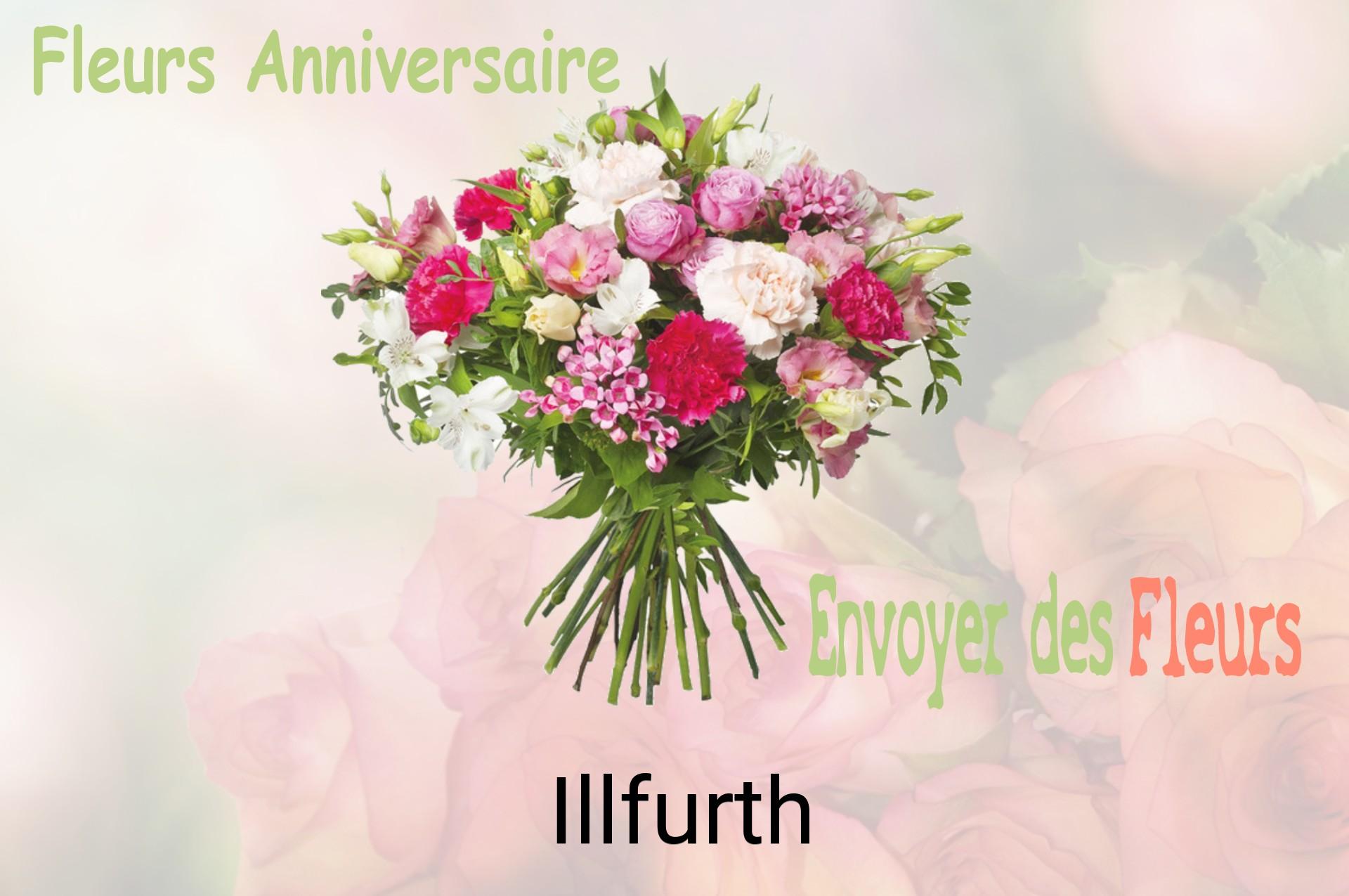 Bouquet de fleurs d’anniversaire livré à Illfurth