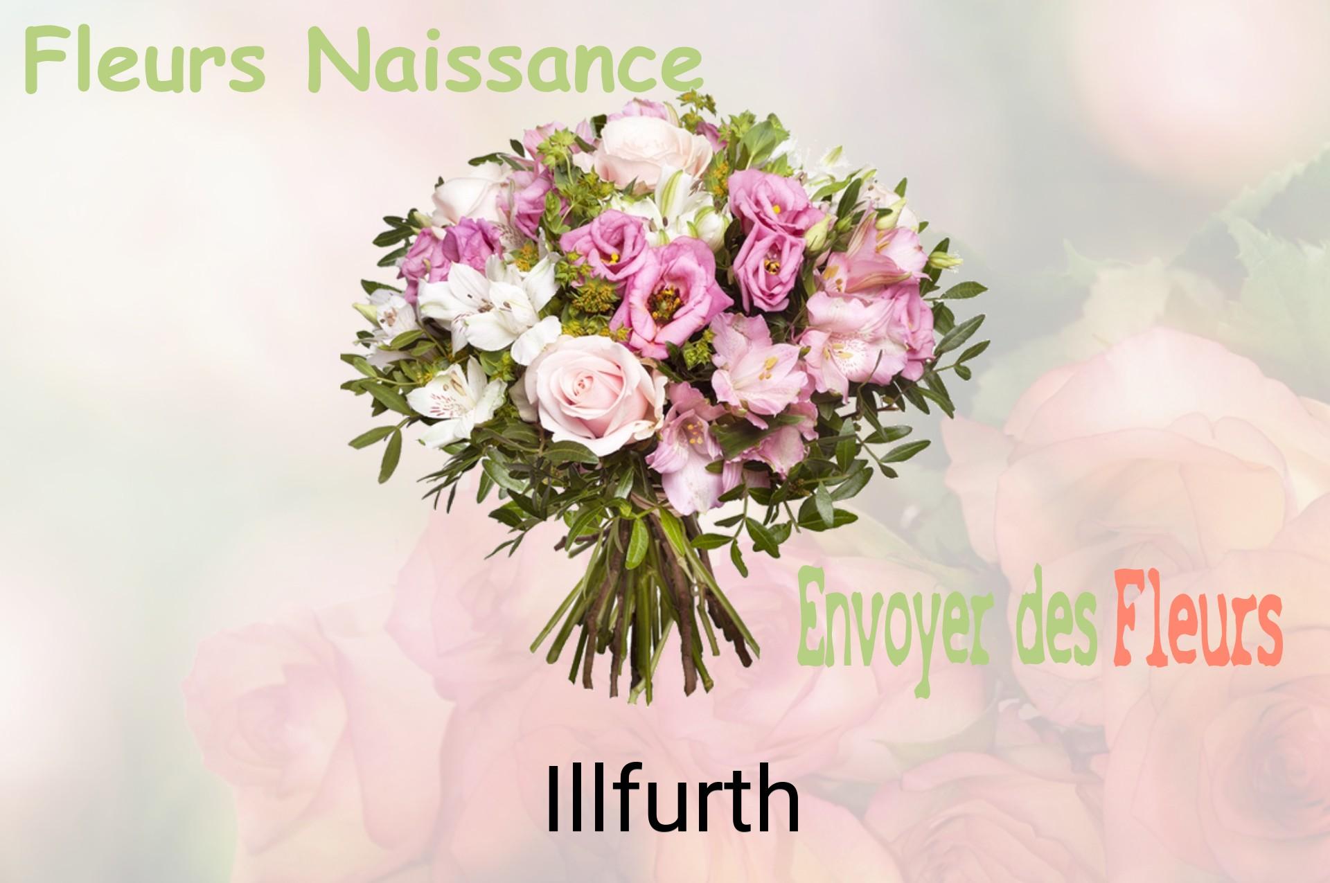 Bouquet de fleurs de naissance livré à Illfurth